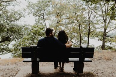 couple on bench